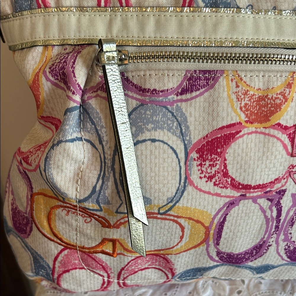 Coach Multicolor Signature Shoulder Bag - Picture 3 of 16